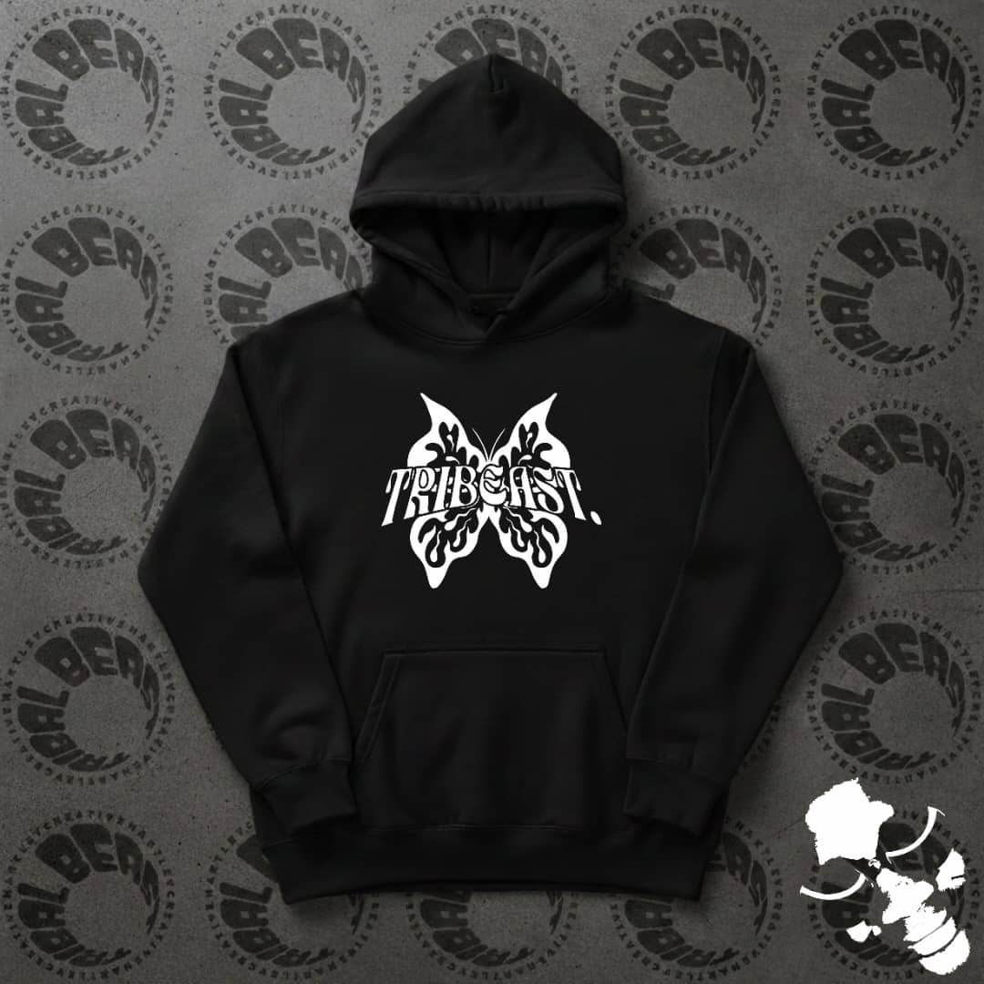 TRIBEAST Monarch Butterfly Hoodie , Urban nature collection Zimbabwe
